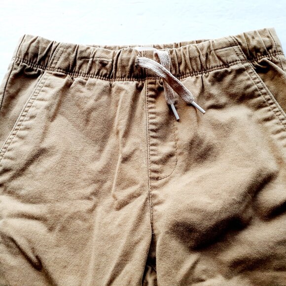 Old Navy Boys Shorts Khaki Pull On Elastic Waist Large 10-12 - Picture 2 of 7